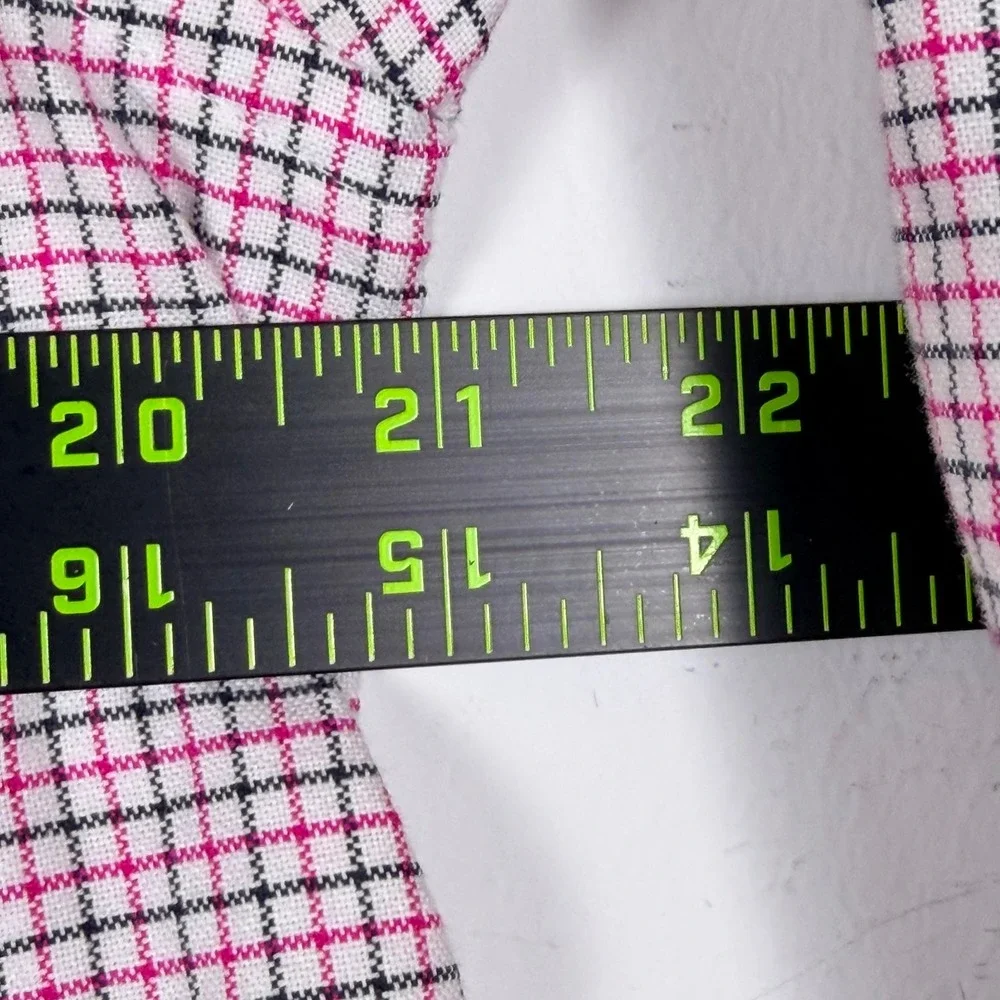 Ralph Lauren Button Down Boys XL 18-20 Pink Plaid Cotton Signature‎ Pony Shirt